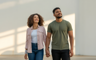 Couple holding hands, symbolizing hope and support on their fertility journey